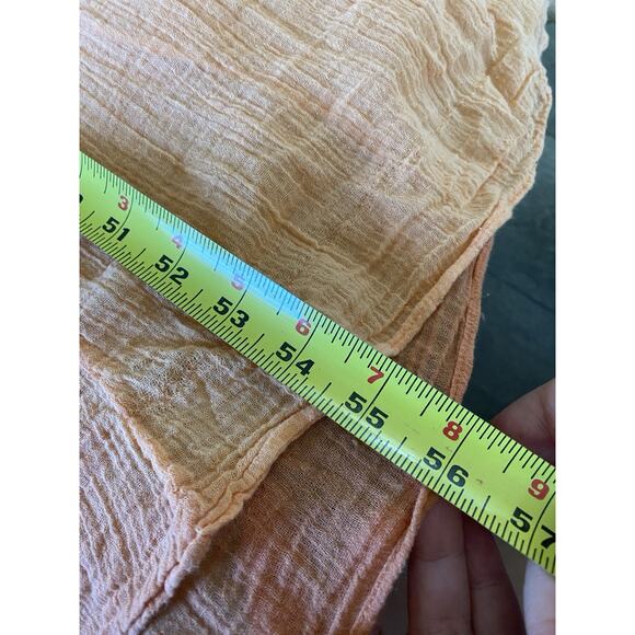 MIGUELINA Peri Cotton Gauze Maxi Coverup Dress In Amber M - Picture 10 of 11